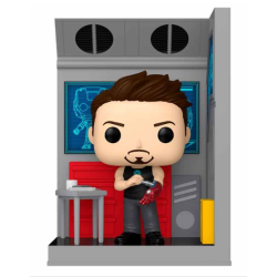 Figurine POP Nooks Marvel Tony Stark dans son atelier