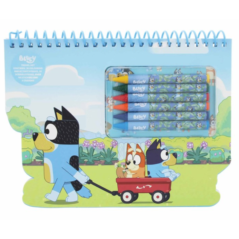 Coffret d'activités de voyage Bluey