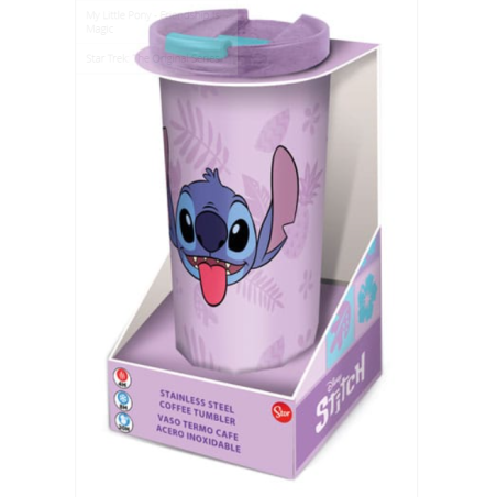 Lilo & Stitch gobelet de voyage isotherme en métal Stitch Palms