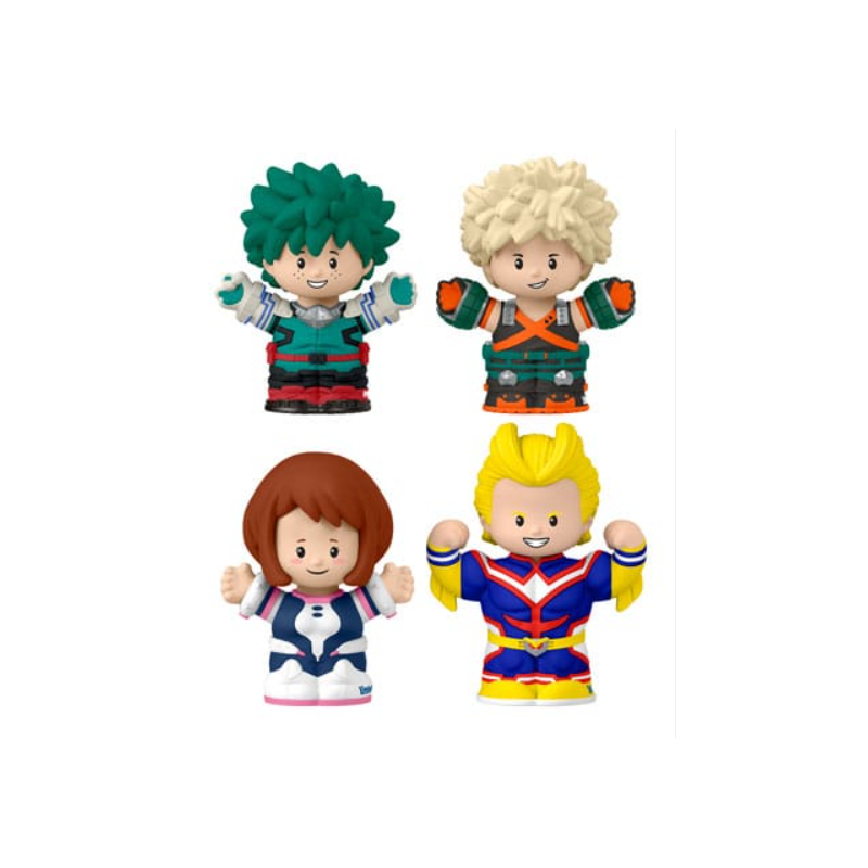 My Hero Academia pack 4 minifigurines Fisher-Price Little People Collector 7 cm