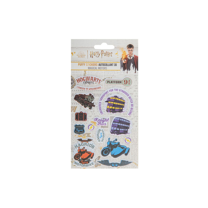 Harry Potter Puffy autocollants Magical Motors