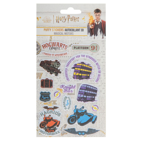 Harry Potter Puffy autocollants Magical Motors