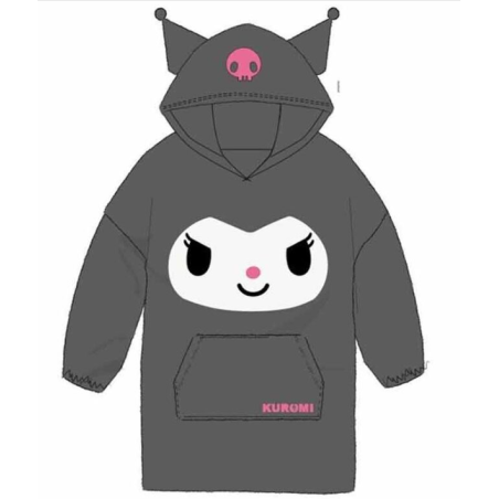 Poncho oversize Kuromi pour adulte - Hello Kitty
