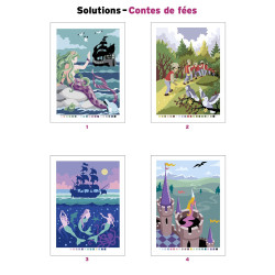 Coloriages mystères - Contes de fées