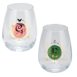 LOT DE 2 VERRES WICKED