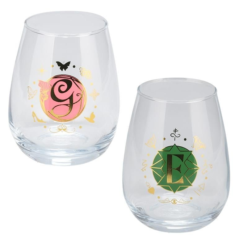 LOT DE 2 VERRES WICKED