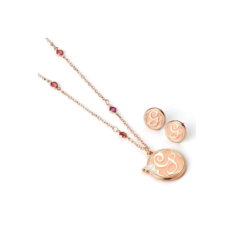 SET COLLIER + CLOUS D'OREILLES WICKED