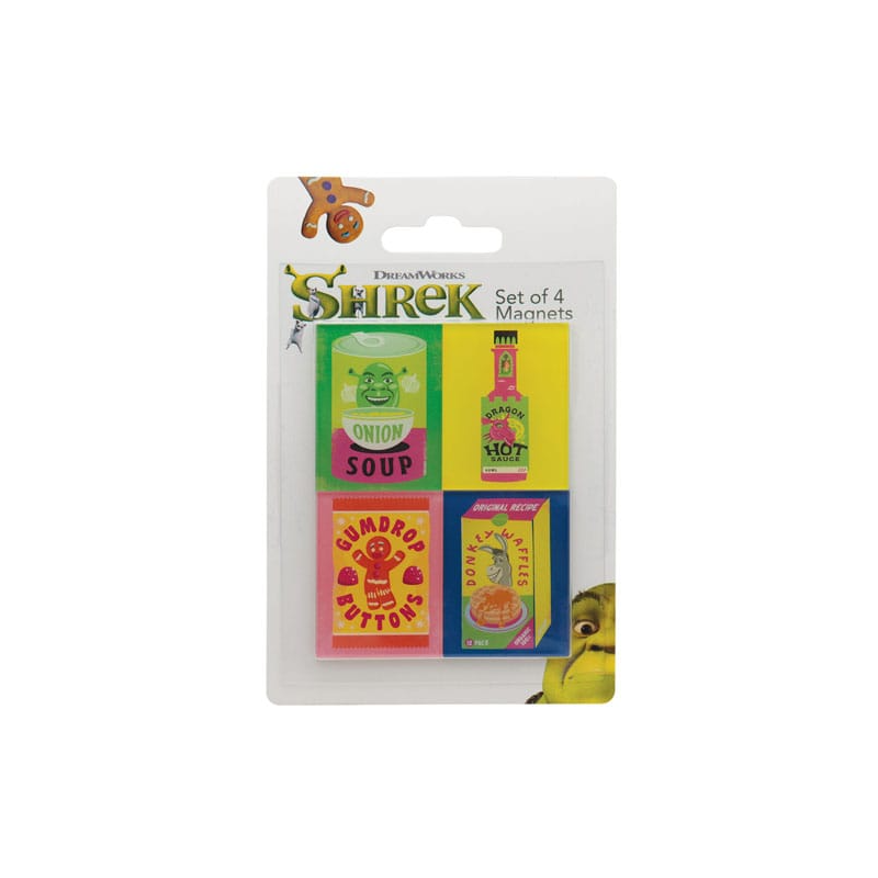 Pack de 4 aimants - Shrek