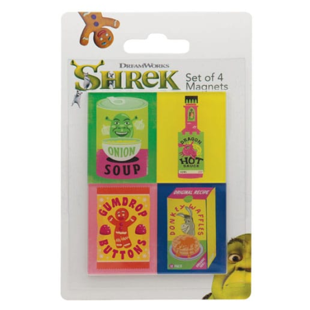 Pack de 4 aimants - Shrek