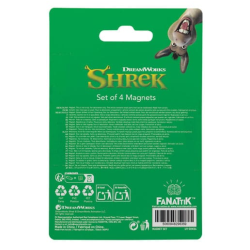 Pack de 4 aimants - Shrek