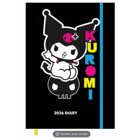 Carnet calendrier 2026 - Kuromi - Hello Kitty