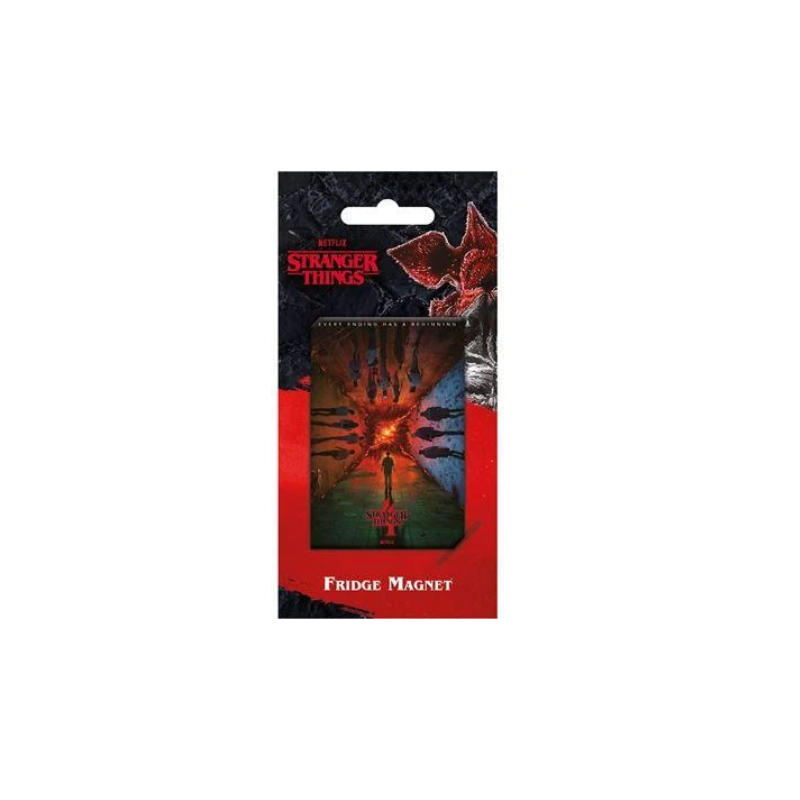 STRANGER THINGS 4 - Every Ending has a beginning - Aimant 5x8cm