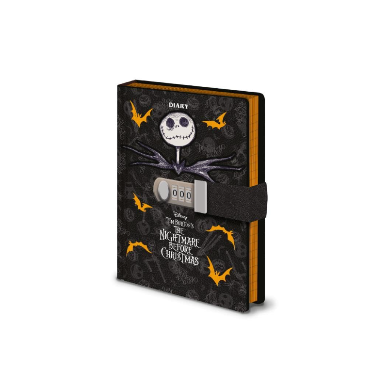 Journal secret avec code L'Etrange Noel de Mr Jack - Disney
