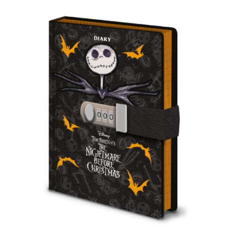 Journal secret avec code L'Etrange Noel de Mr Jack - Disney