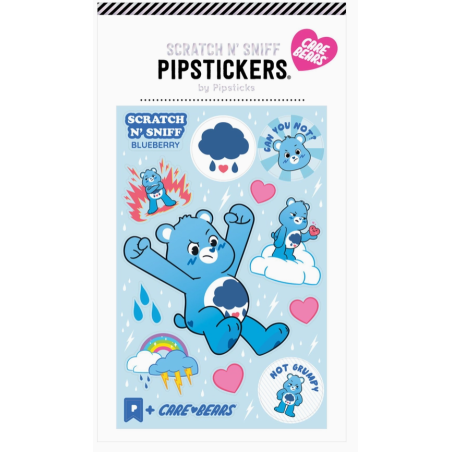 STICKERS BISOUNOURS  GRINCHEUX SCRATCH N SNIFF MYRTILLE