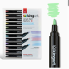 SET DE 12 FEUTRES ACRYLIQUES POINTE NORMAL PASTEL KINGART