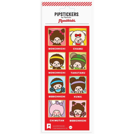 STICKERS MONCHHICHI & SES AMIS