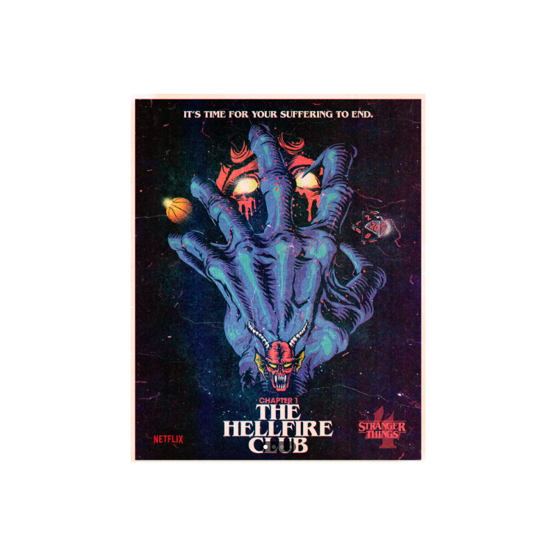 Affiche Helfire Club - Stranger Things 4