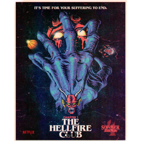 Affiche Helfire Club - Stranger Things 4