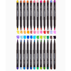 Feutres BRUSH A EAU 24 couleurs