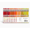 Stylos gel 24 couleurs tons rouges et jaunes