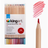 SET DE 24 CRAYONS DE COULEURS KINGART