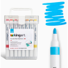 SET DE FEUTRES acrylique - 48 couleurs POINTE NORMAL KINGART
