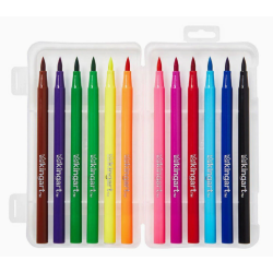 SET DE 12 FEUTRES BRUSH A BASE D'EAU KINGART