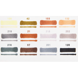 SET DE 12 FEUTRES ALCOOL PACK NEUTRAL DOUBLE POINTE KINGART
