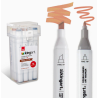 SET DE 12 FEUTRES ALCOOL PACK NEUTRAL DOUBLE POINTE KINGART