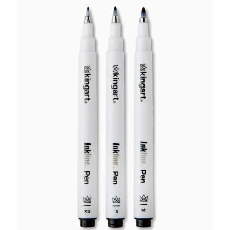 SET DE 3 STYLOS CALLIGRAPHY NOIR