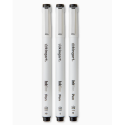 SET DE 3 STYLOS CALLIGRAPHY NOIR