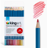 PACK DE 24 CRAYONS DE COULEURS AQUARELLE