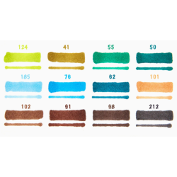 SET DE 12 FEUTRES ALCOOL PACK LANDSCAPE DOUBLE POINTE KINGART