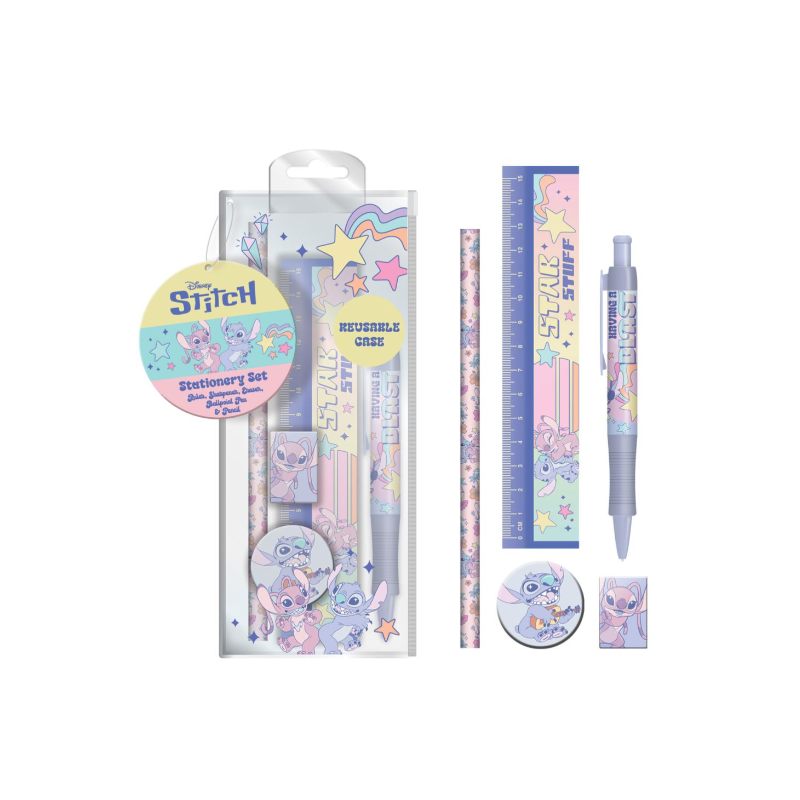 SET DE PAPETERIE STITCH & ANGEL DISNEY