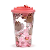 Gobelet double-paroi avec paille - Pusheen