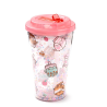Gobelet double paroi avec paille Pusheen