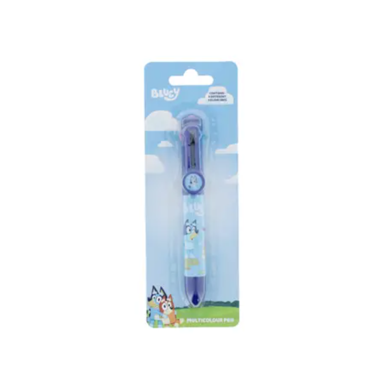 Stylo multicouleurs Bluey