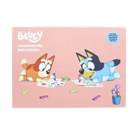 Set de coloriage Bluey