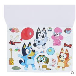 Set de coloriage Bluey