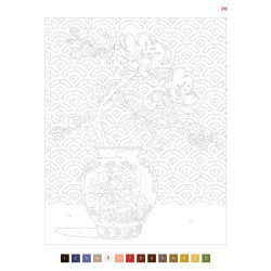 Coloriages au numéro - Sérénité