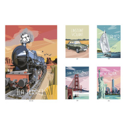 COLORIAGE Escapades merveilleuses - Autour du monde