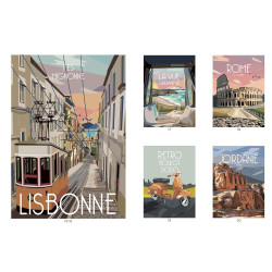 COLORIAGE Escapades merveilleuses - Autour du monde