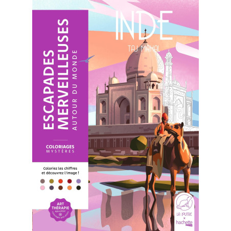 COLORIAGE Escapades merveilleuses - Autour du monde