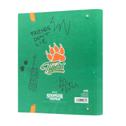 CLASSEUR 4 ANNEAUX STRANGER THINGS HIGH SCHOOL
