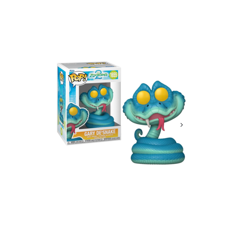 FIGURINE FUNKO POP N°1655 - GARY DE'SNAKE - ZOOTOPIE - DISNEY