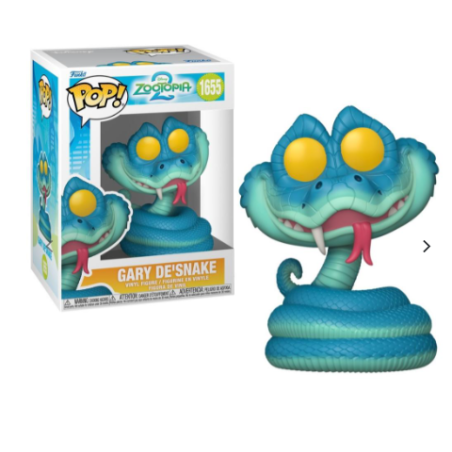 FIGURINE FUNKO POP N°1655 - GARY DE'SNAKE - ZOOTOPIE - DISNEY
