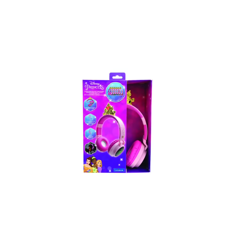 Casque Lumineux Pliable Bluetooth Et Filaire Princesses Disney