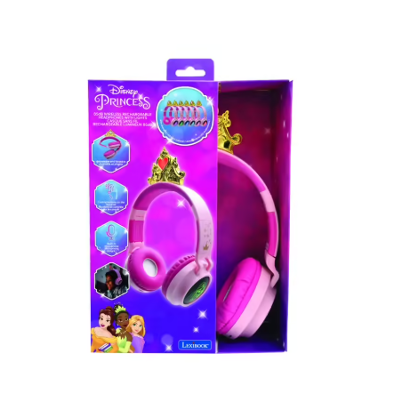 Casque Lumineux Pliable Bluetooth Et Filaire Princesses Disney