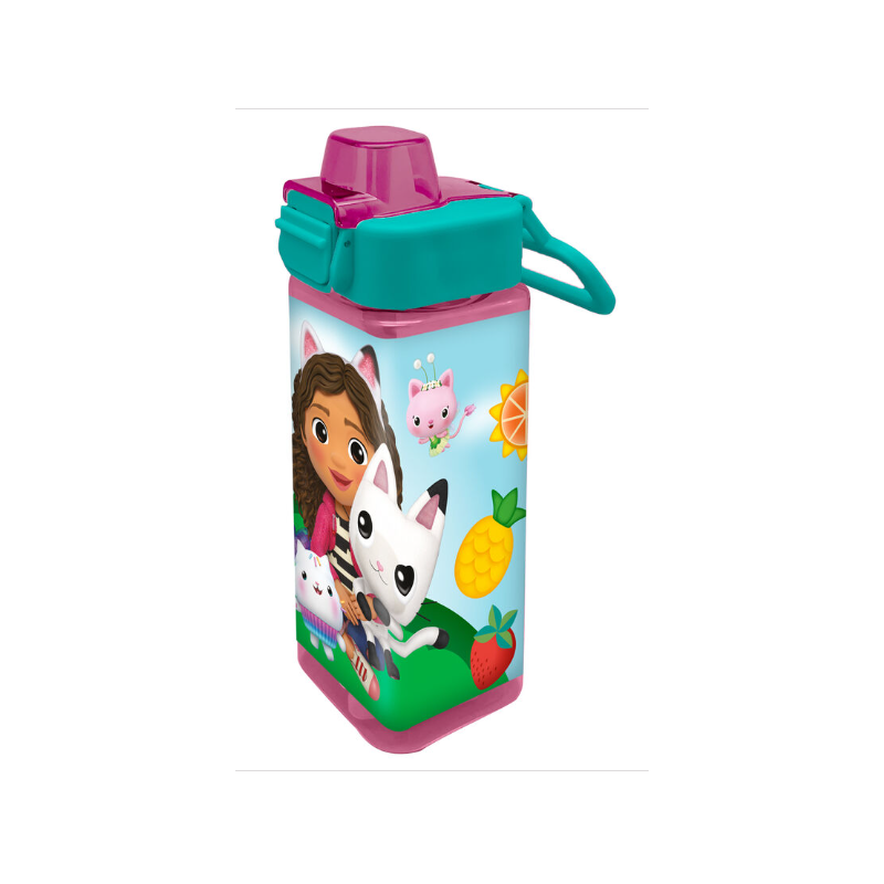 Bouteille carrée Gabbys Dollhouse 500 ml